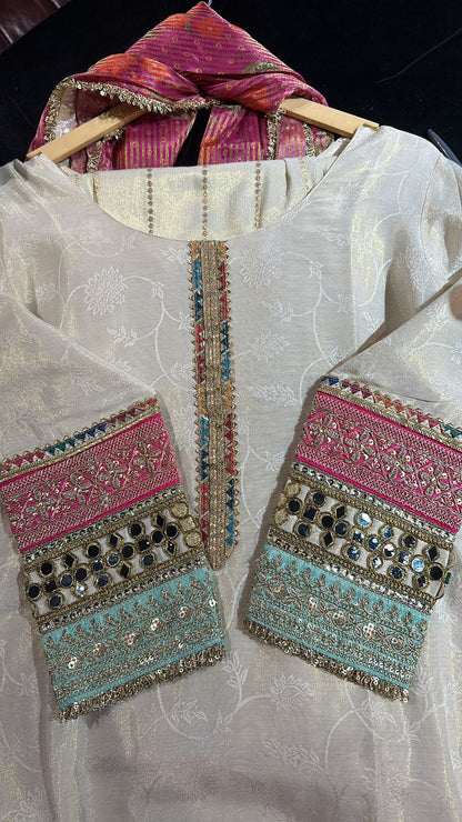 Satrangi Mirror Designer suit