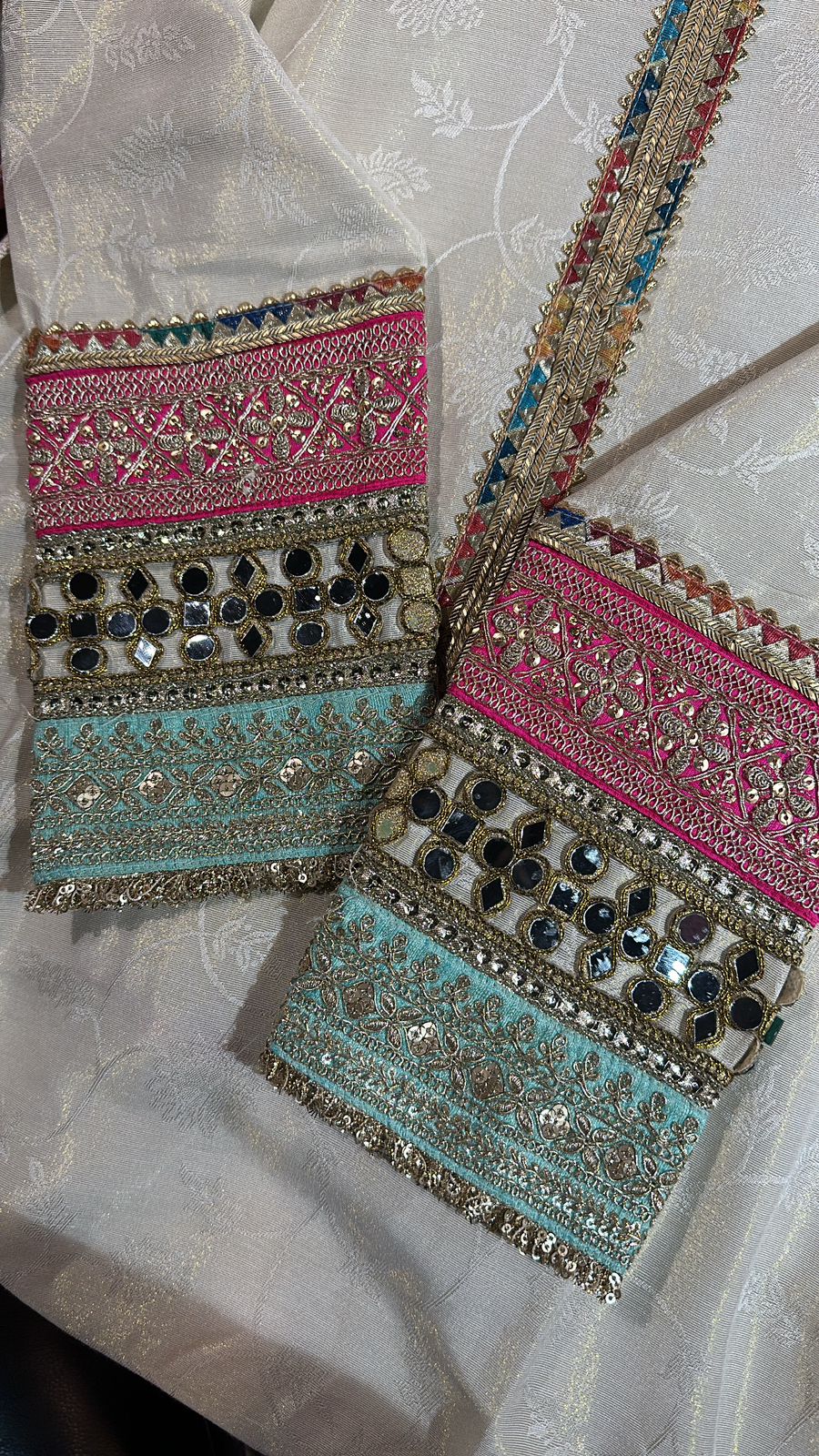 Satrangi Mirror Designer suit