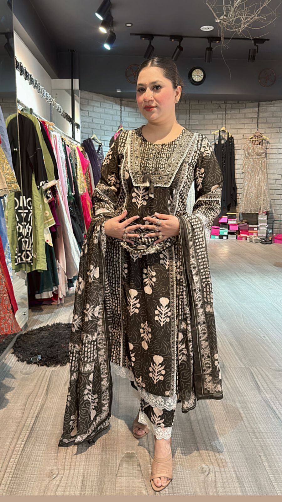 Kalki Digital Print suit
