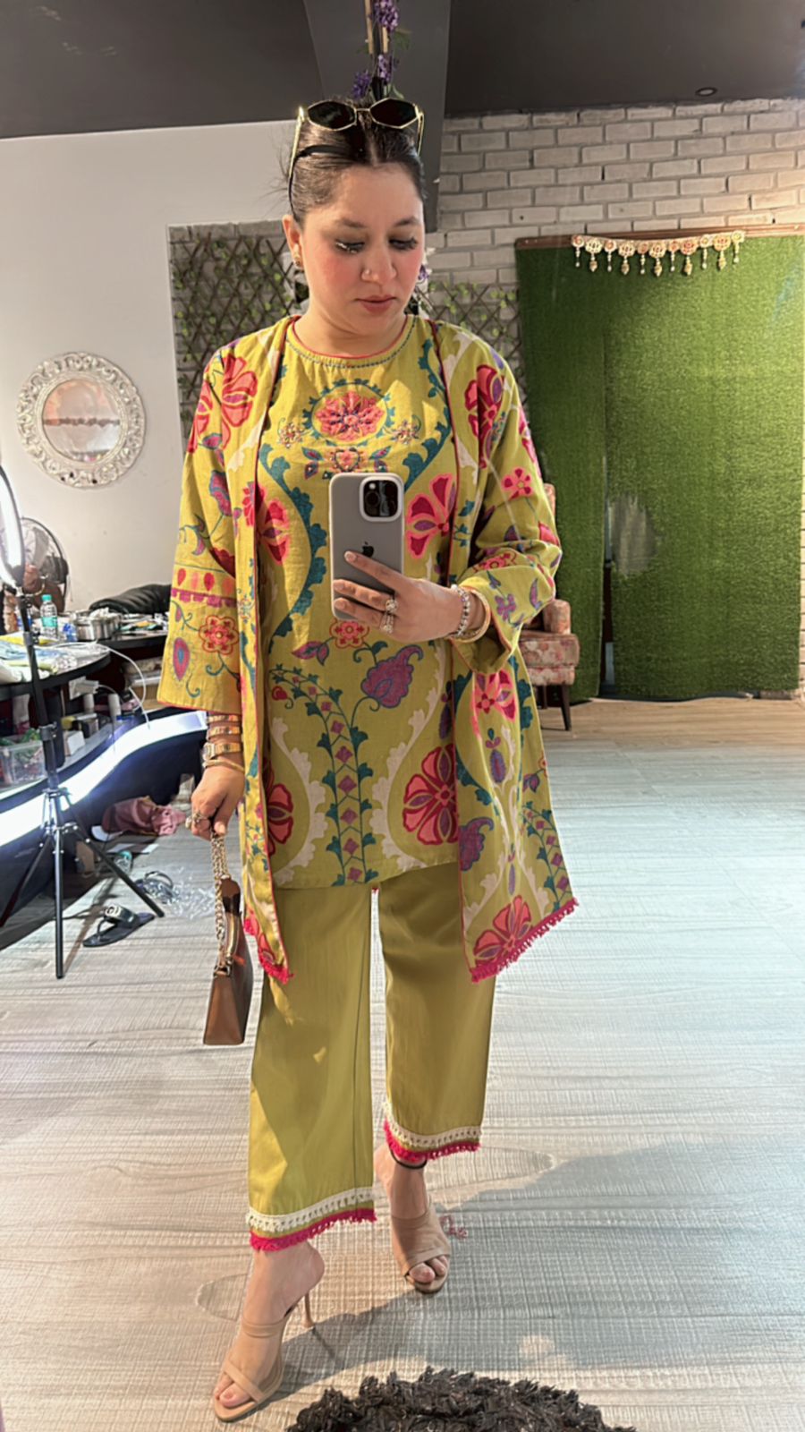 Azaa Lime jacket cordset