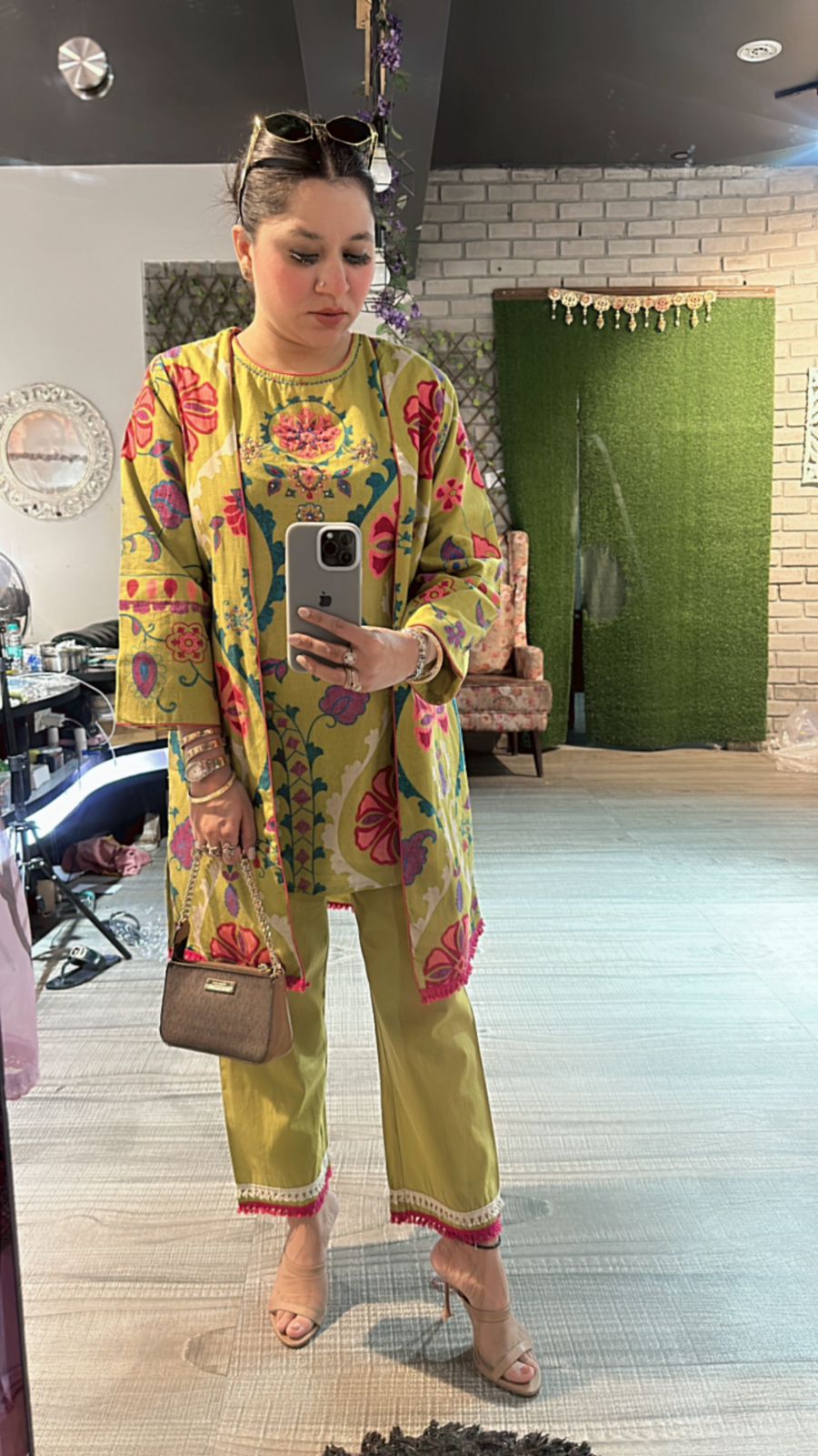 Azaa Lime jacket cordset