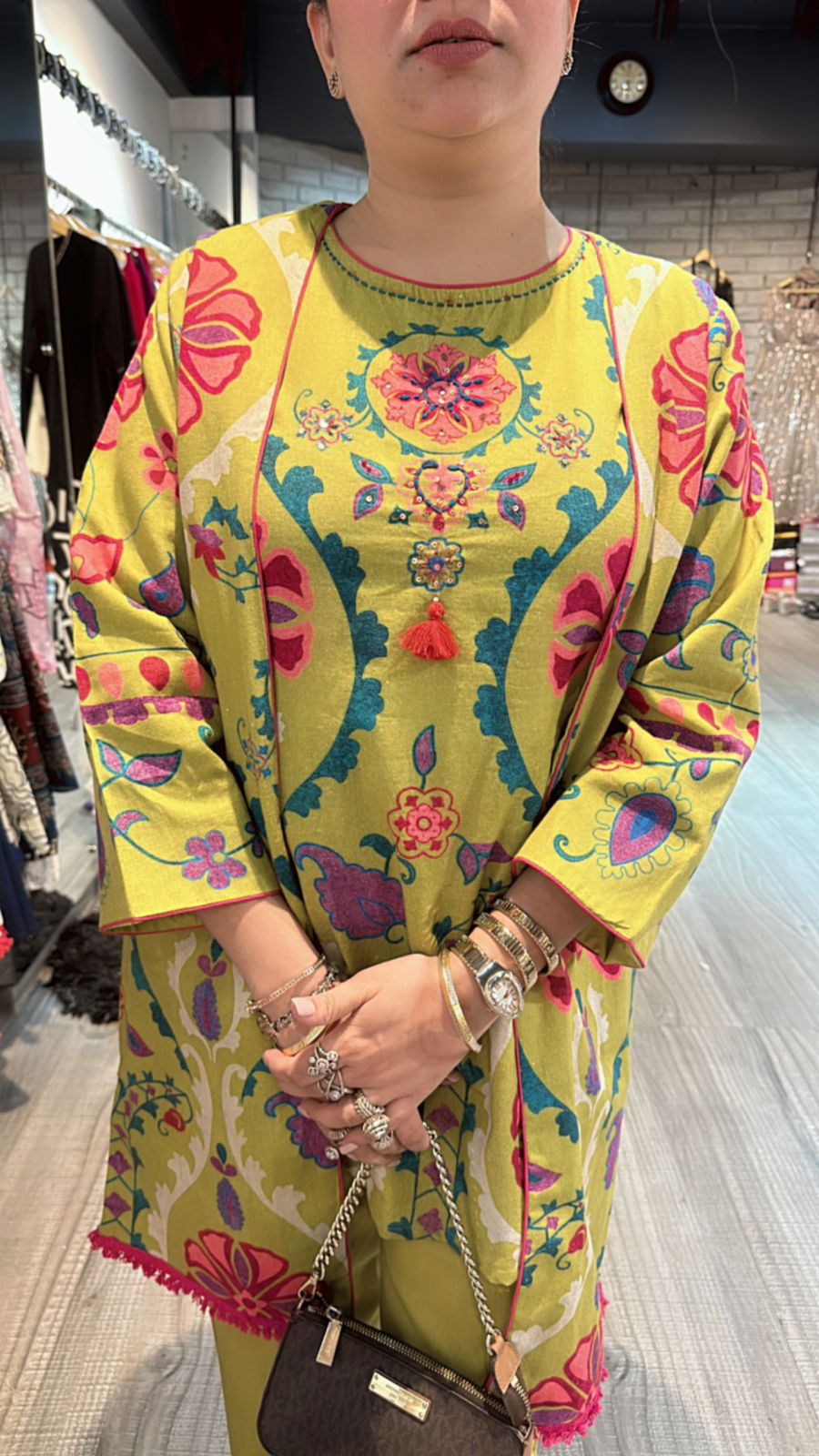Azaa Lime jacket cordset