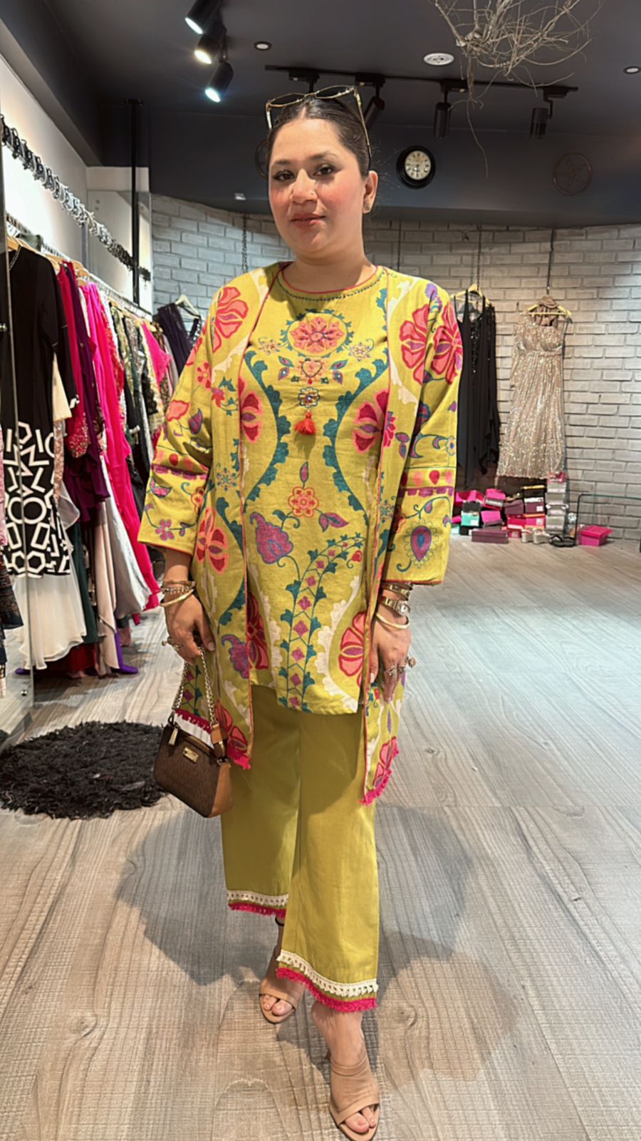 Azaa Lime jacket cordset