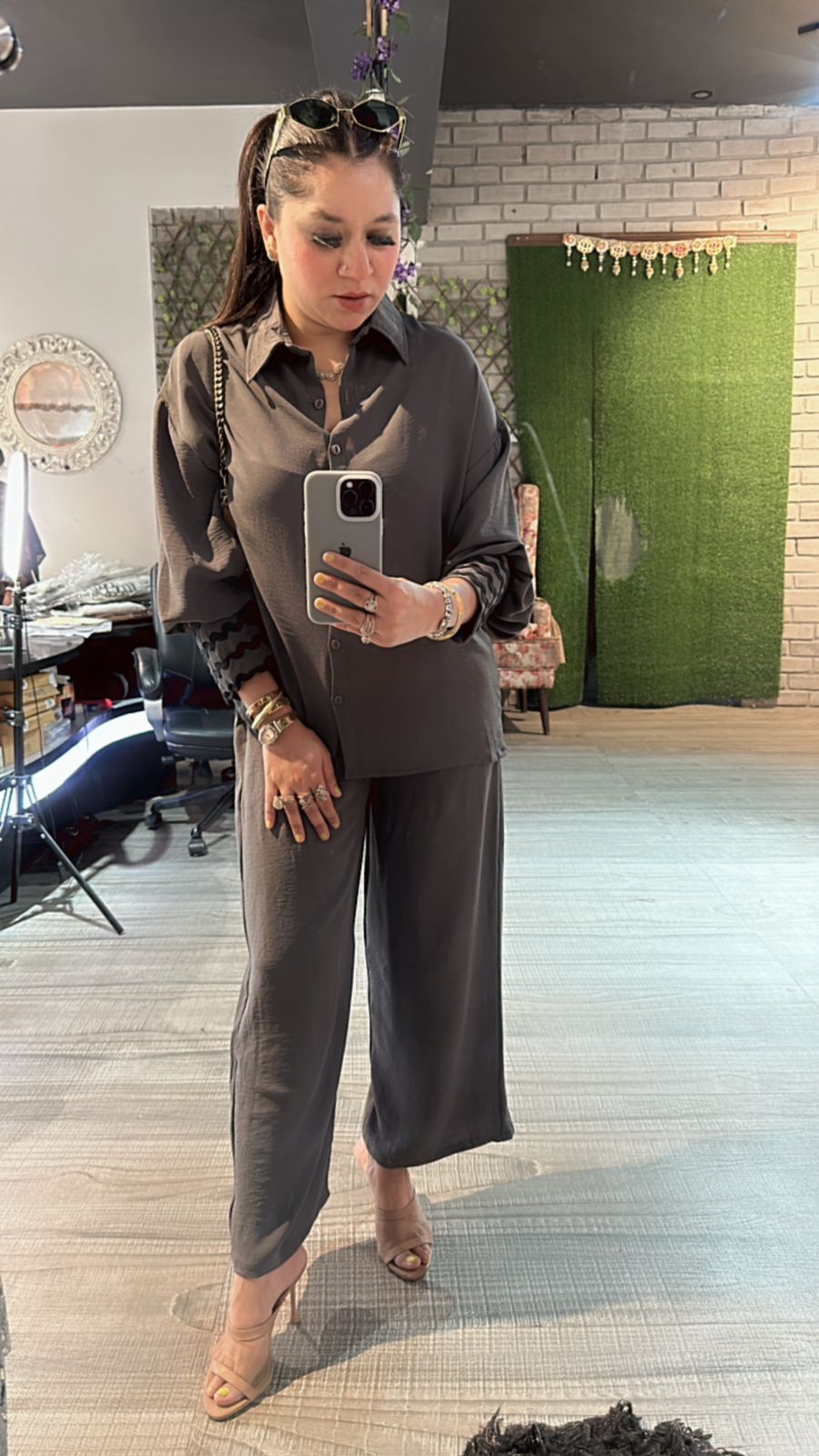 Twitter Grey cordset