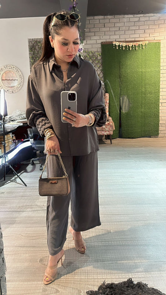 Twitter Grey cordset