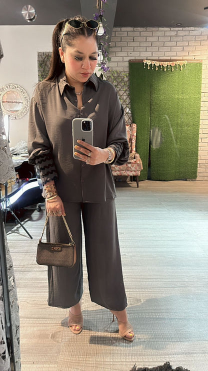 Twitter Grey cordset