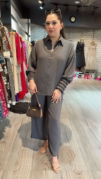 Twitter Grey cordset