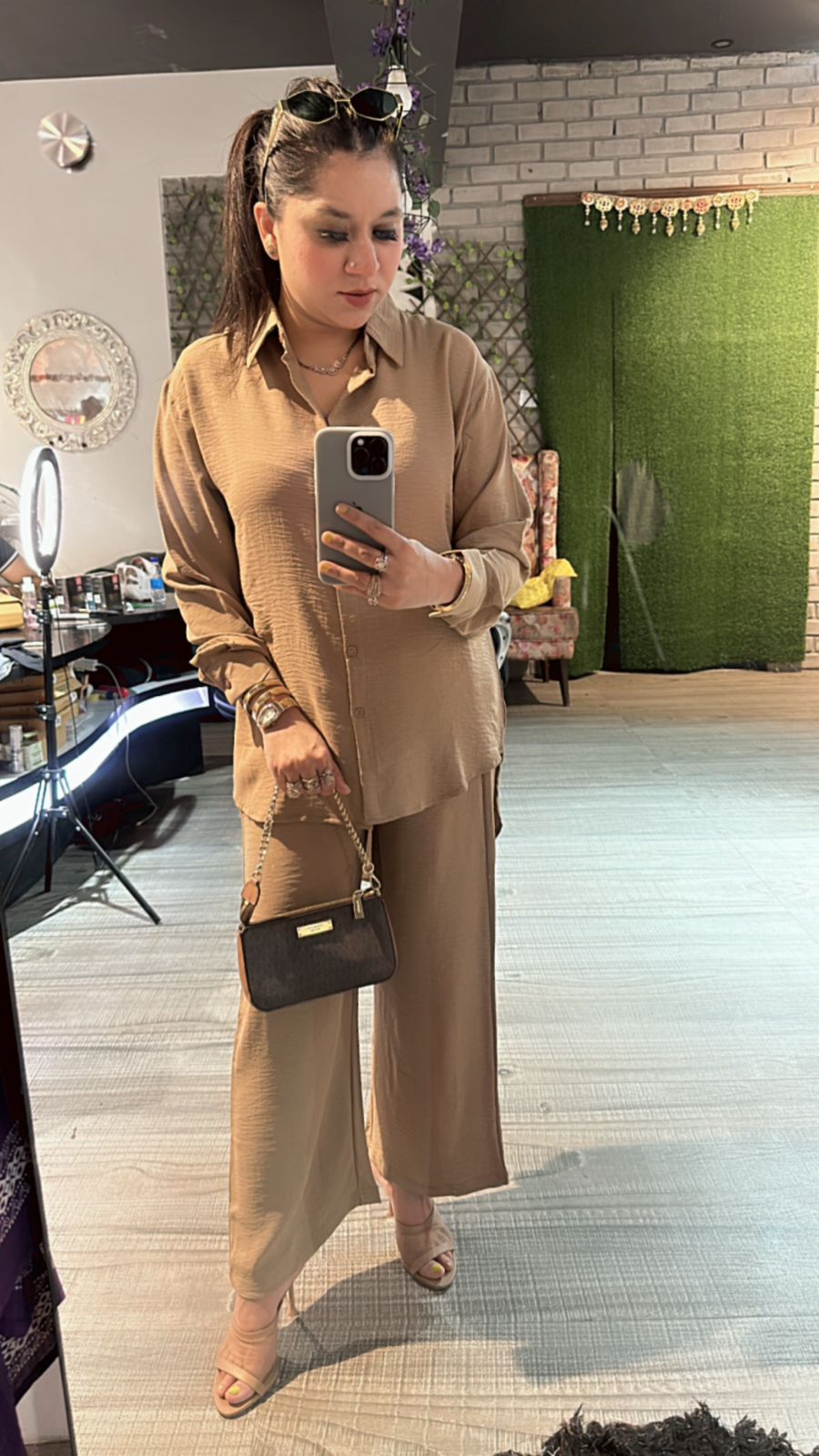 Facebook Beige cordset