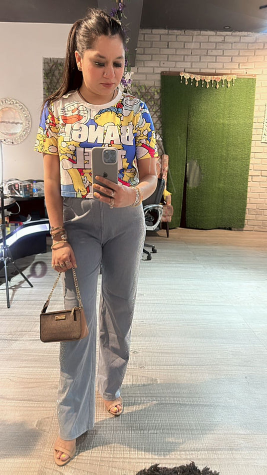 Cartoon Crop Top