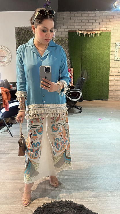 Jhilmil printed pants cordset