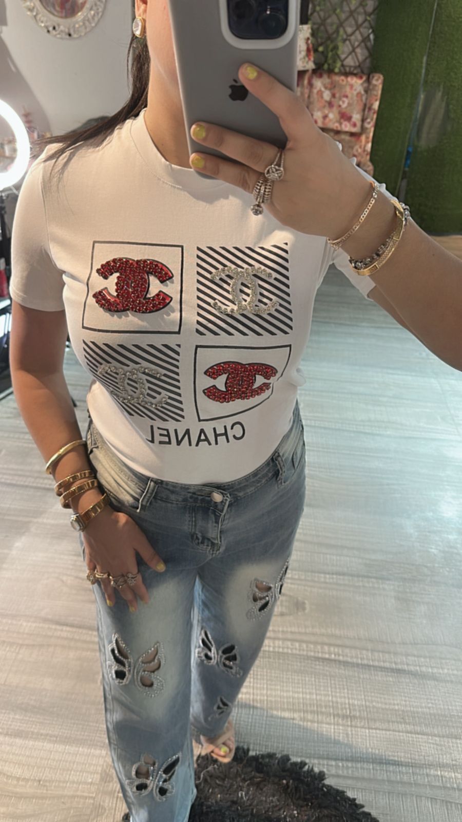 Stud Chanel T-shirt