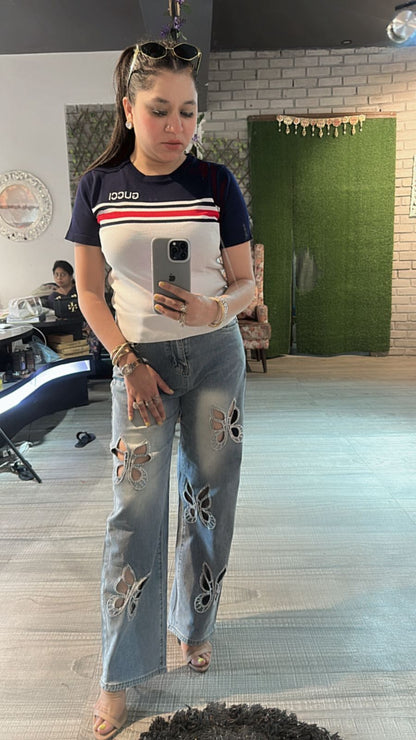Gucci strip Top