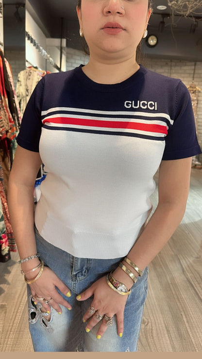 Gucci strip Top