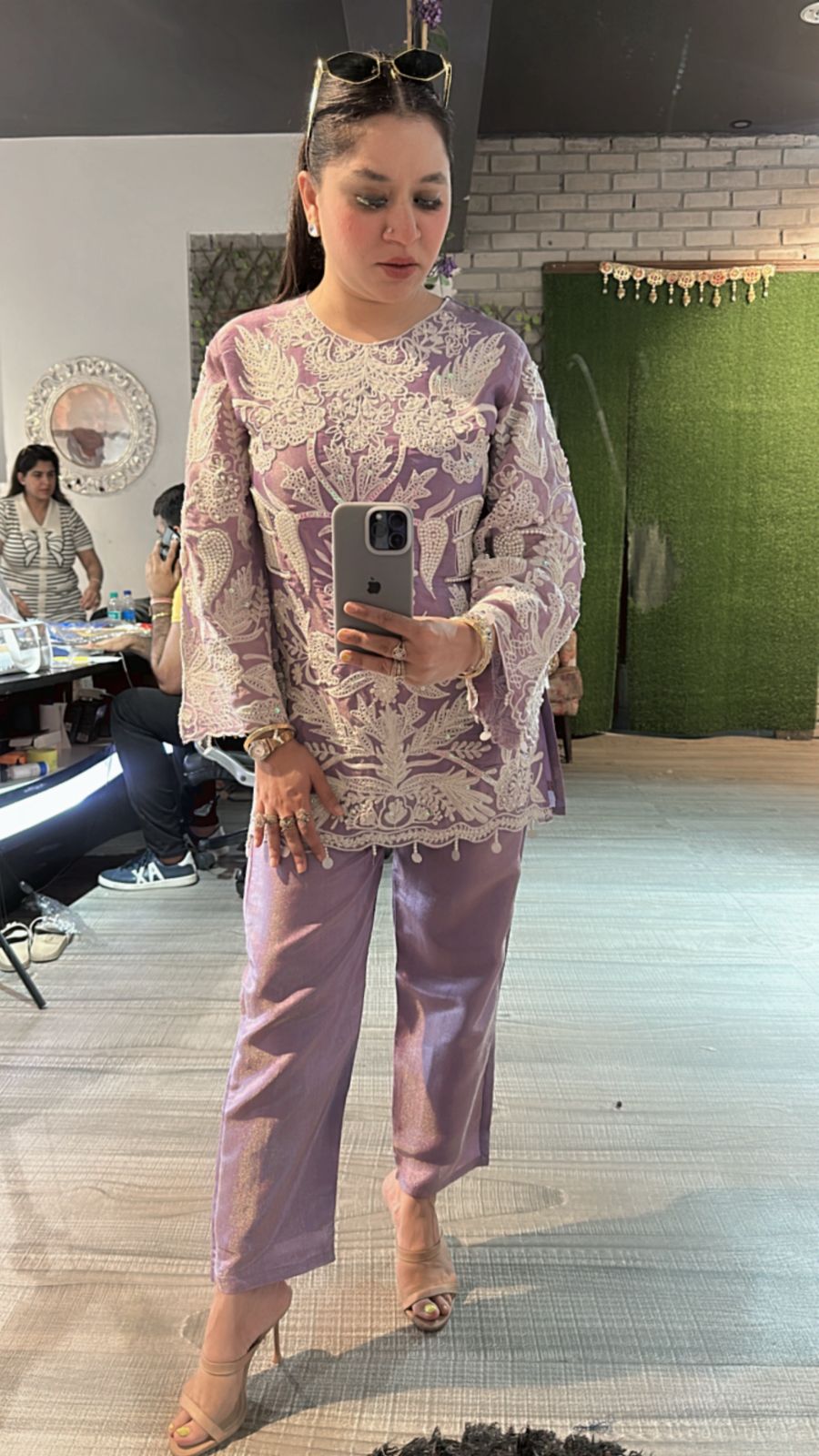 Lakmé Lavender Pearl cordset