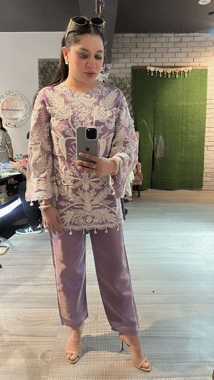 Lakmé Lavender Pearl cordset