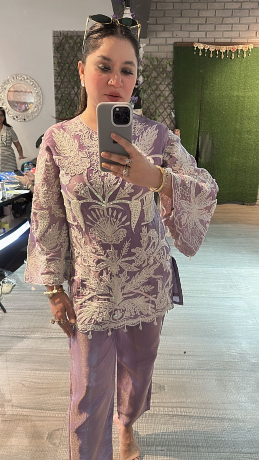 Lakmé Lavender Pearl cordset