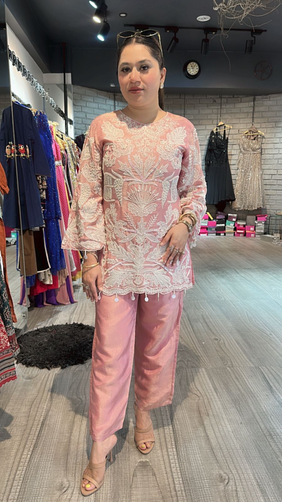Lakmé pink Pearl cordset