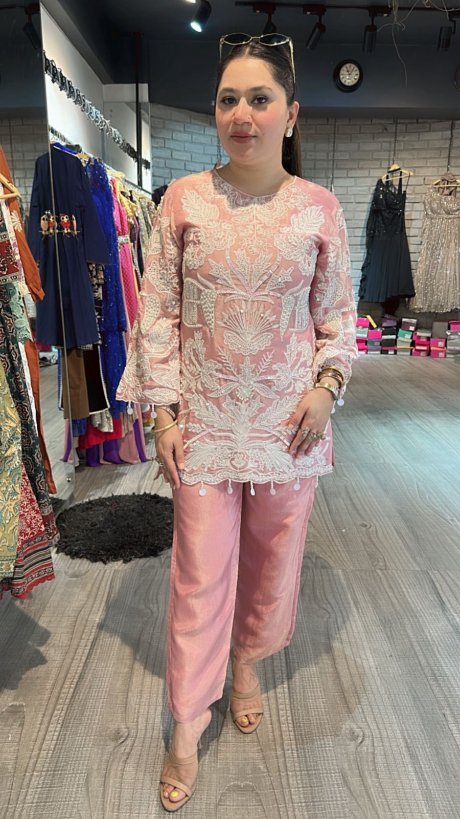 Lakmé pink Pearl cordset