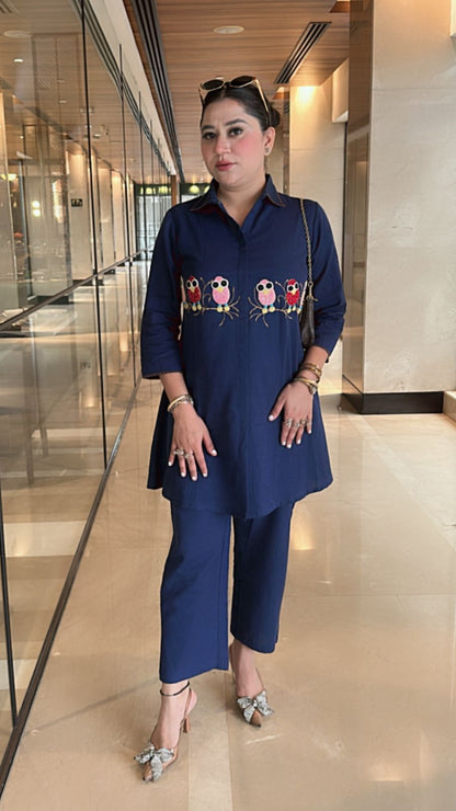 Owl Denim cordset