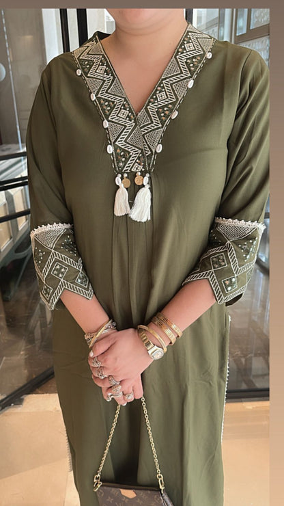 Agra Mehndi Tunic set
