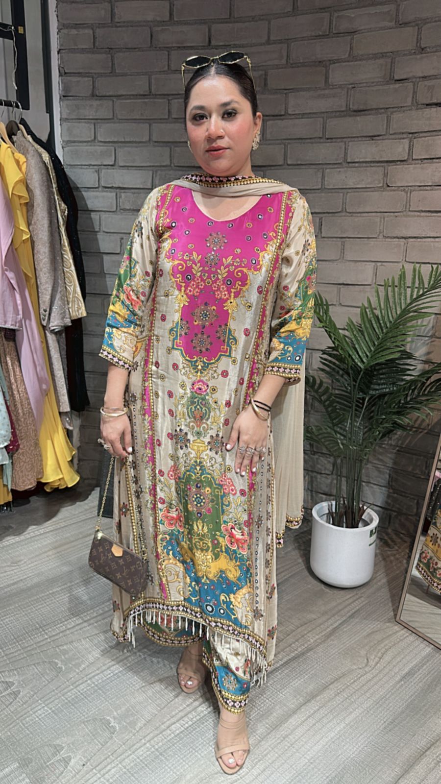 Paisley Digital Print suit