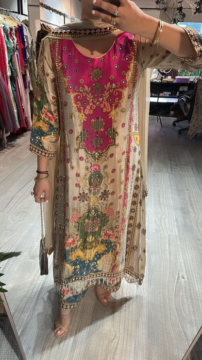 Paisley Digital Print suit