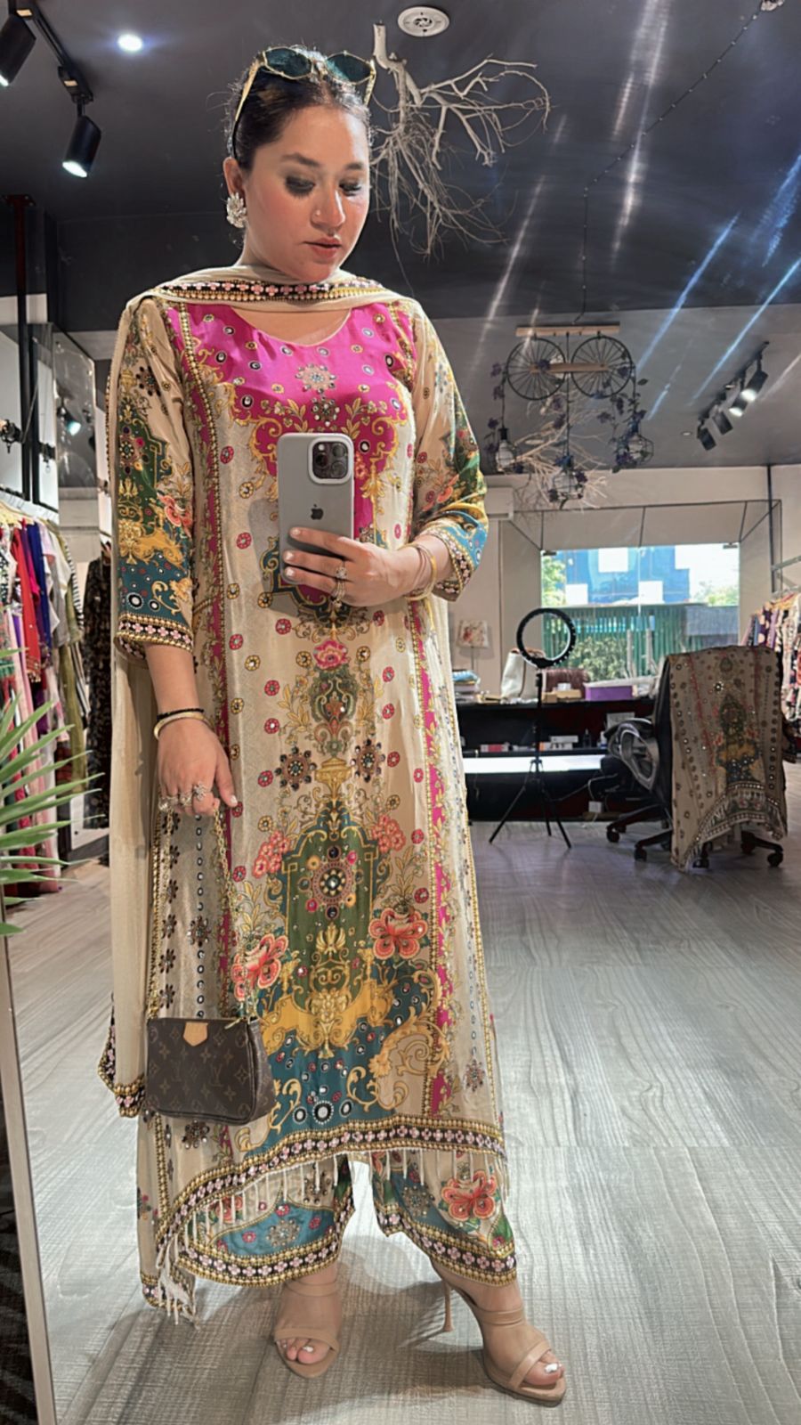 Paisley Digital Print suit