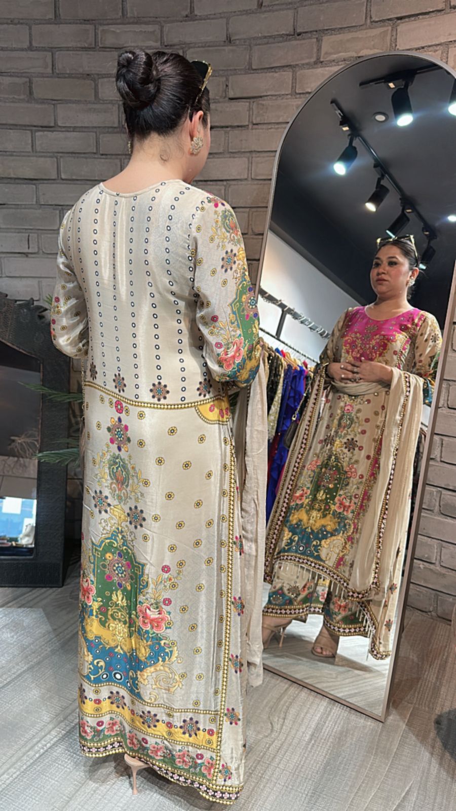 Paisley Digital Print suit