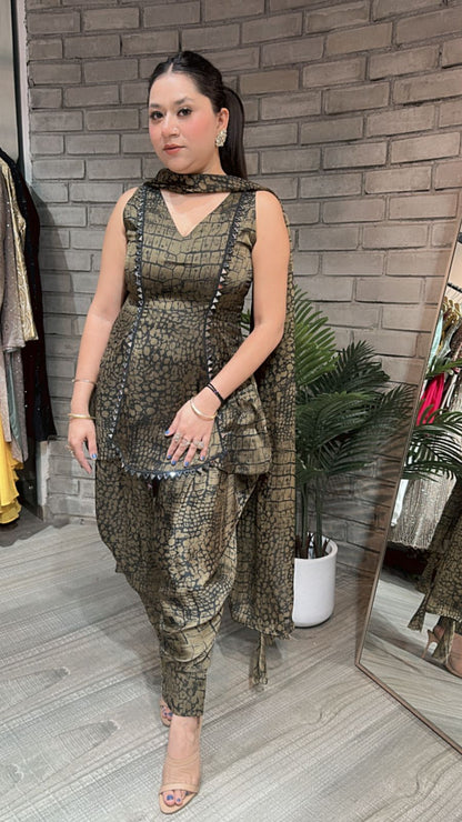 Niharika Dhoti salwar suit