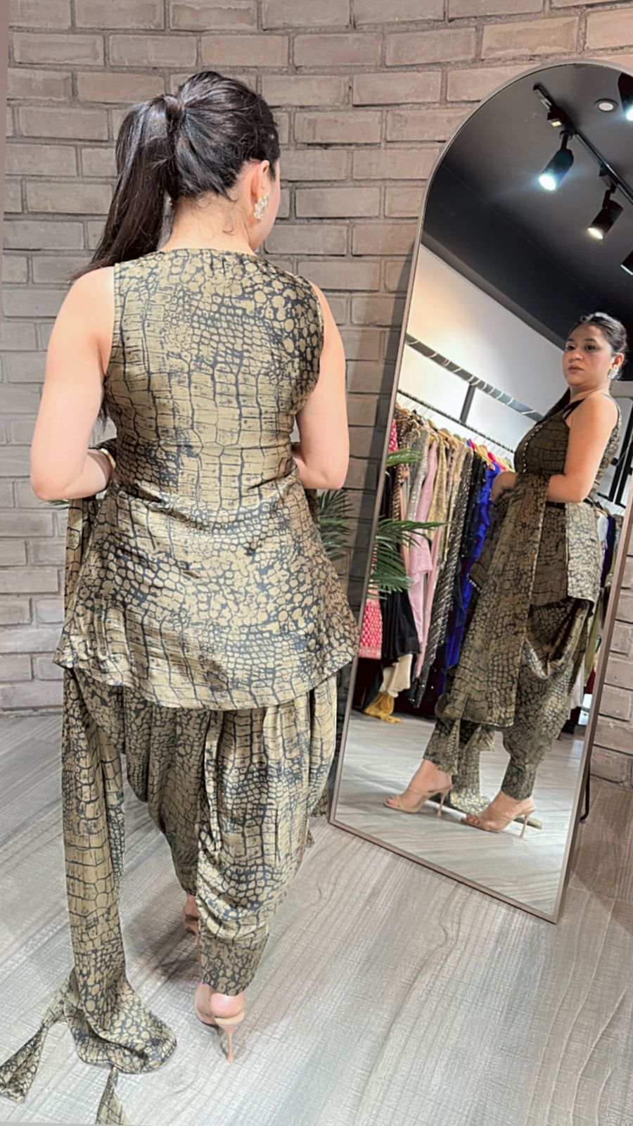Niharika Dhoti salwar suit