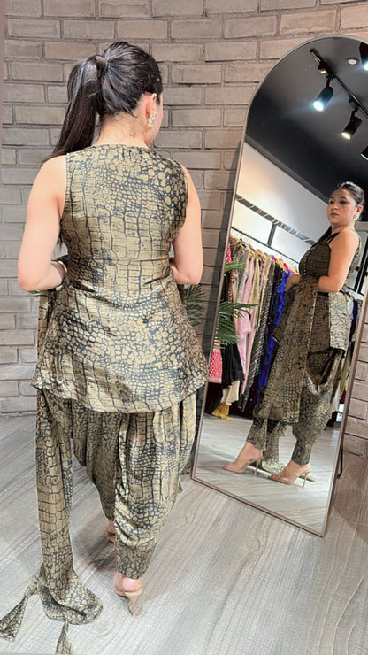 Niharika Dhoti salwar suit
