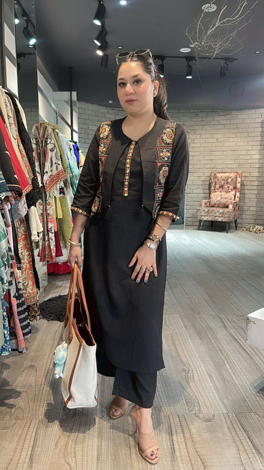 Jogan jacket kurta set