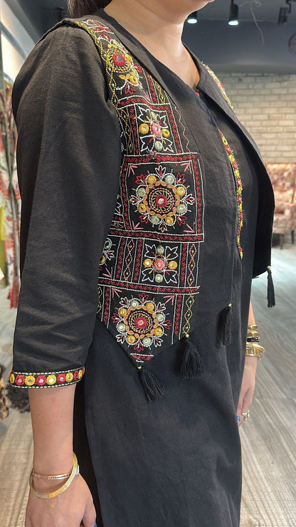 Jogan jacket kurta set