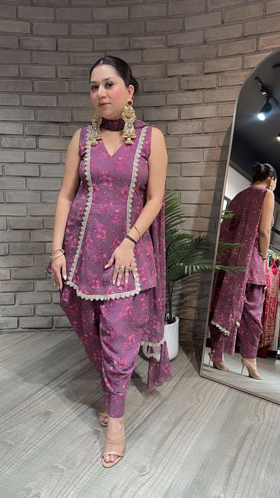 Jessica Dhoti salwar suit