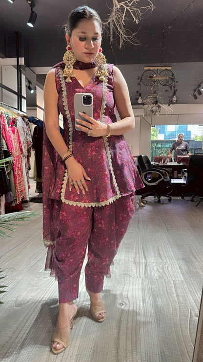 Jessica Dhoti salwar suit