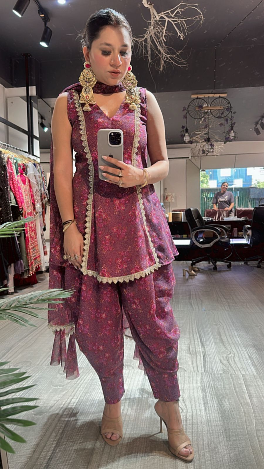 Jessica Dhoti salwar suit