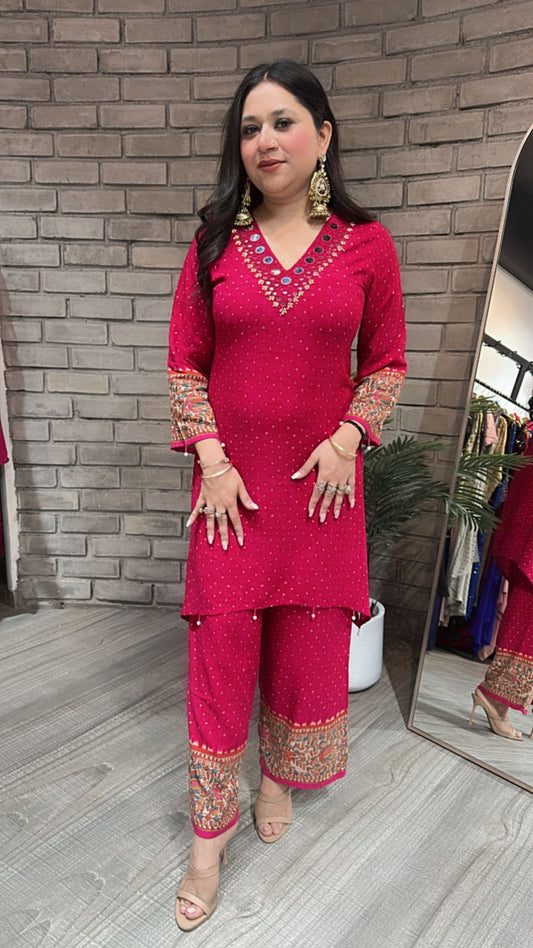 Bani Thani Magenta pink cordset