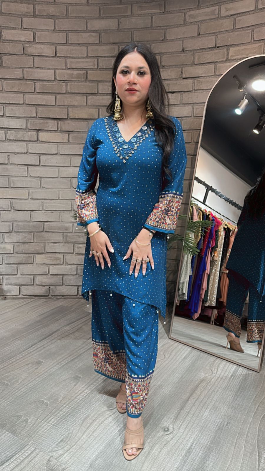 Bani Thani Teal Blue cordset