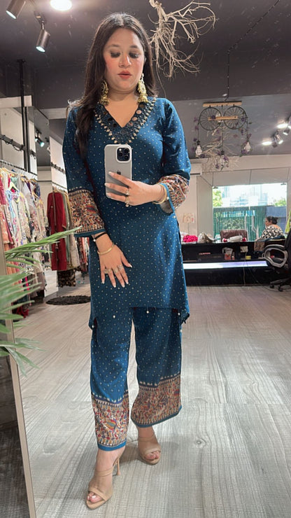 Bani Thani Teal Blue cordset