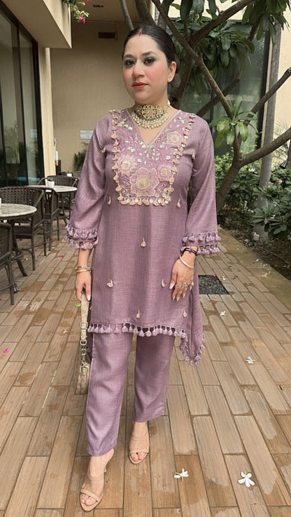Taj Lavander Tassel cordset