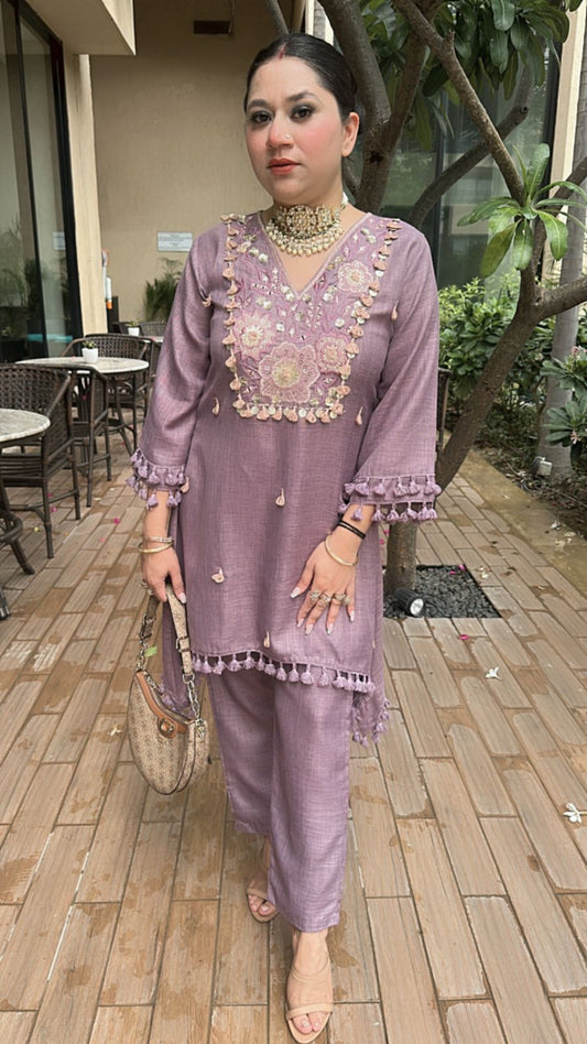 Taj Lavander Tassel cordset