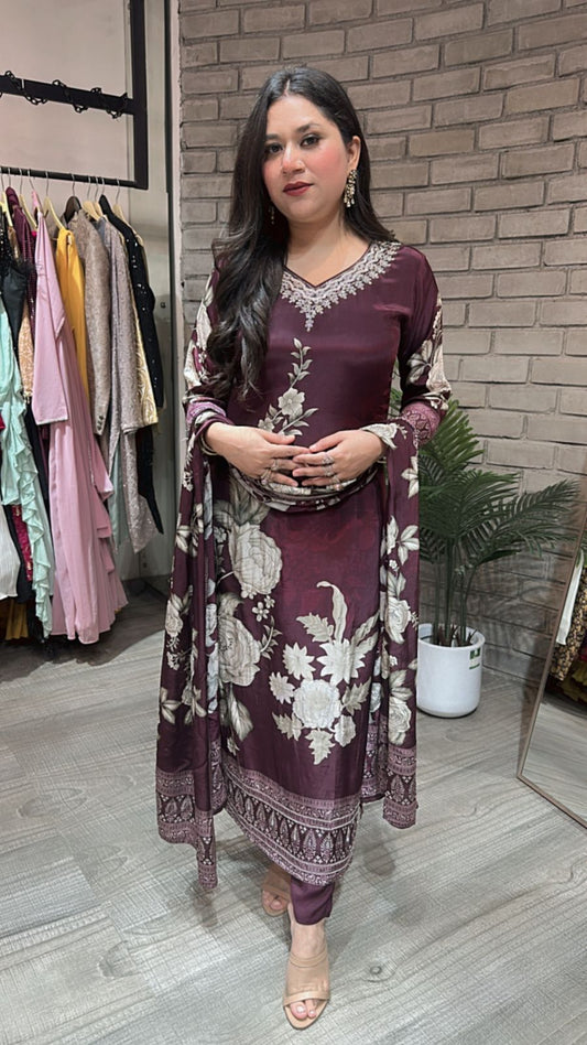 Kashi wine Digital suit