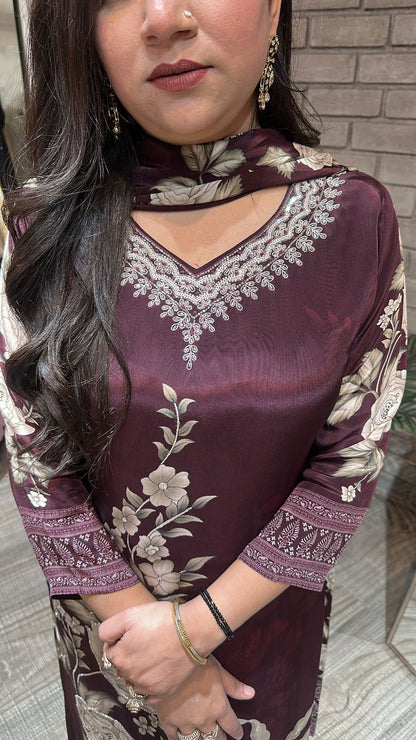 Kashi wine Digital suit