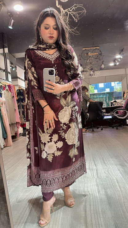 Kashi wine Digital suit