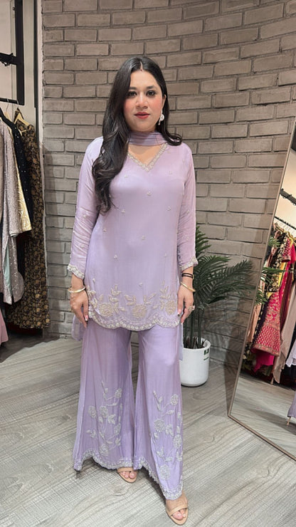 Jalebi Lavander katdana suit