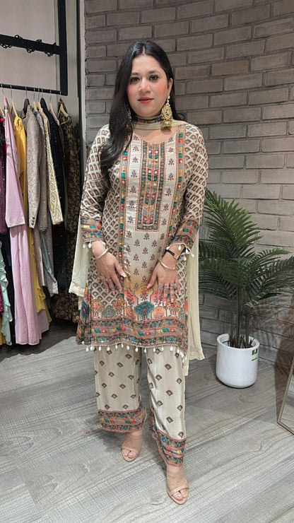 Sandesh Digital Print suit