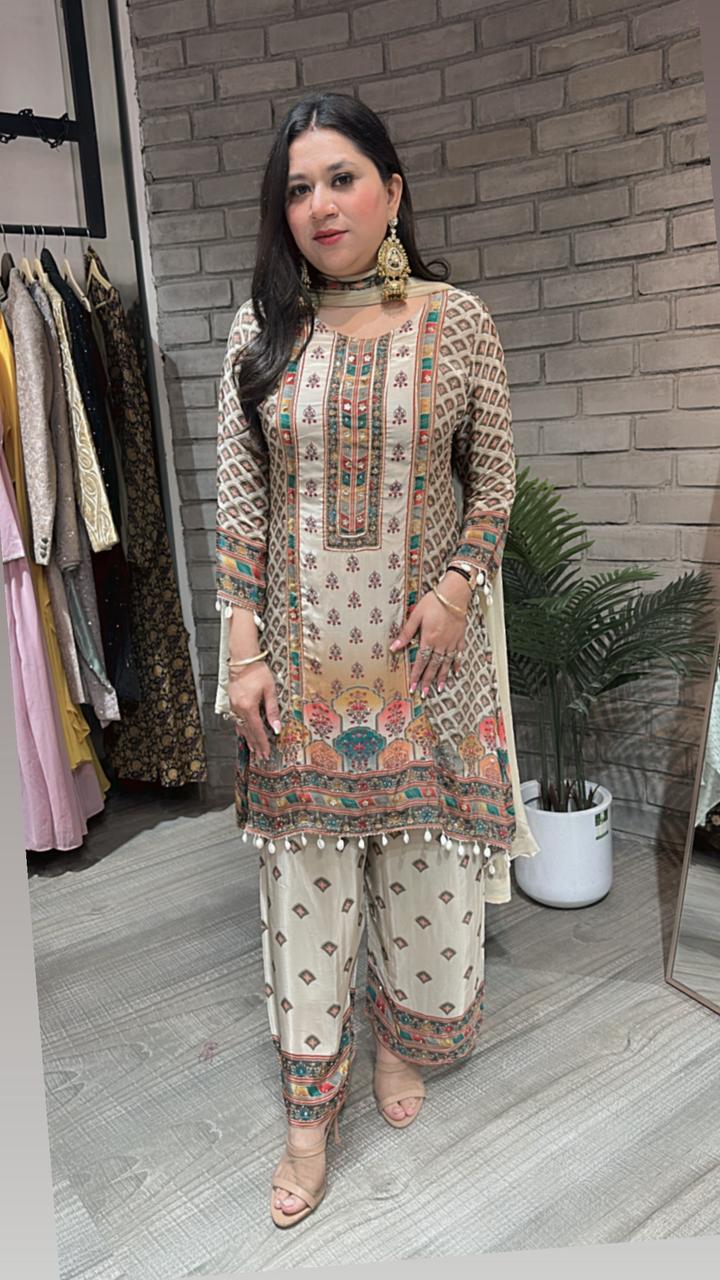 Sandesh Digital Print suit