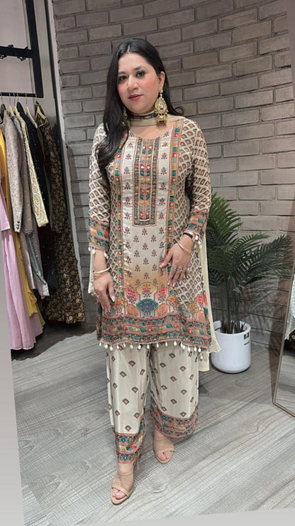 Sandesh Digital Print suit