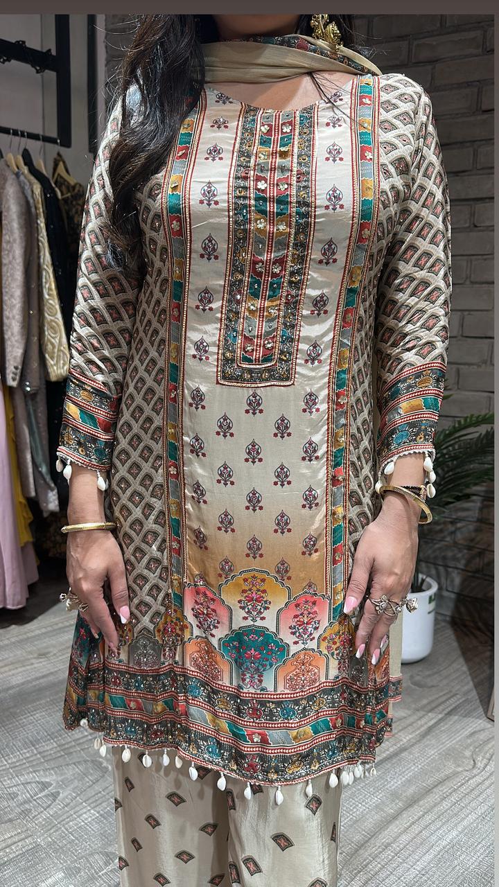 Sandesh Digital Print suit