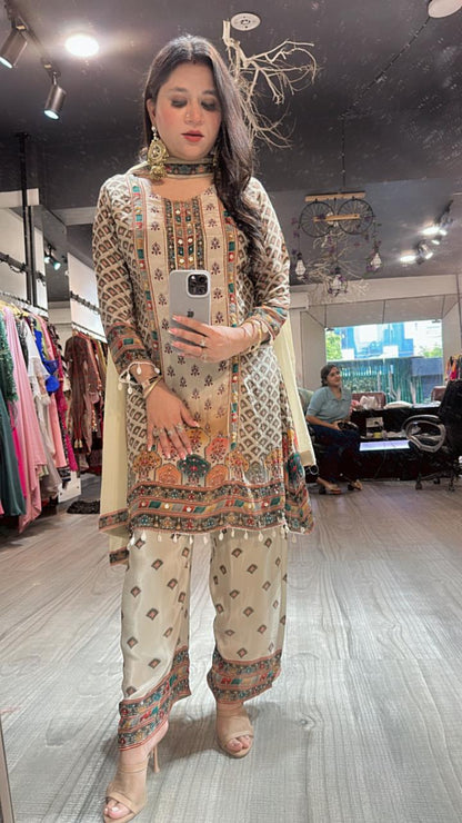 Sandesh Digital Print suit